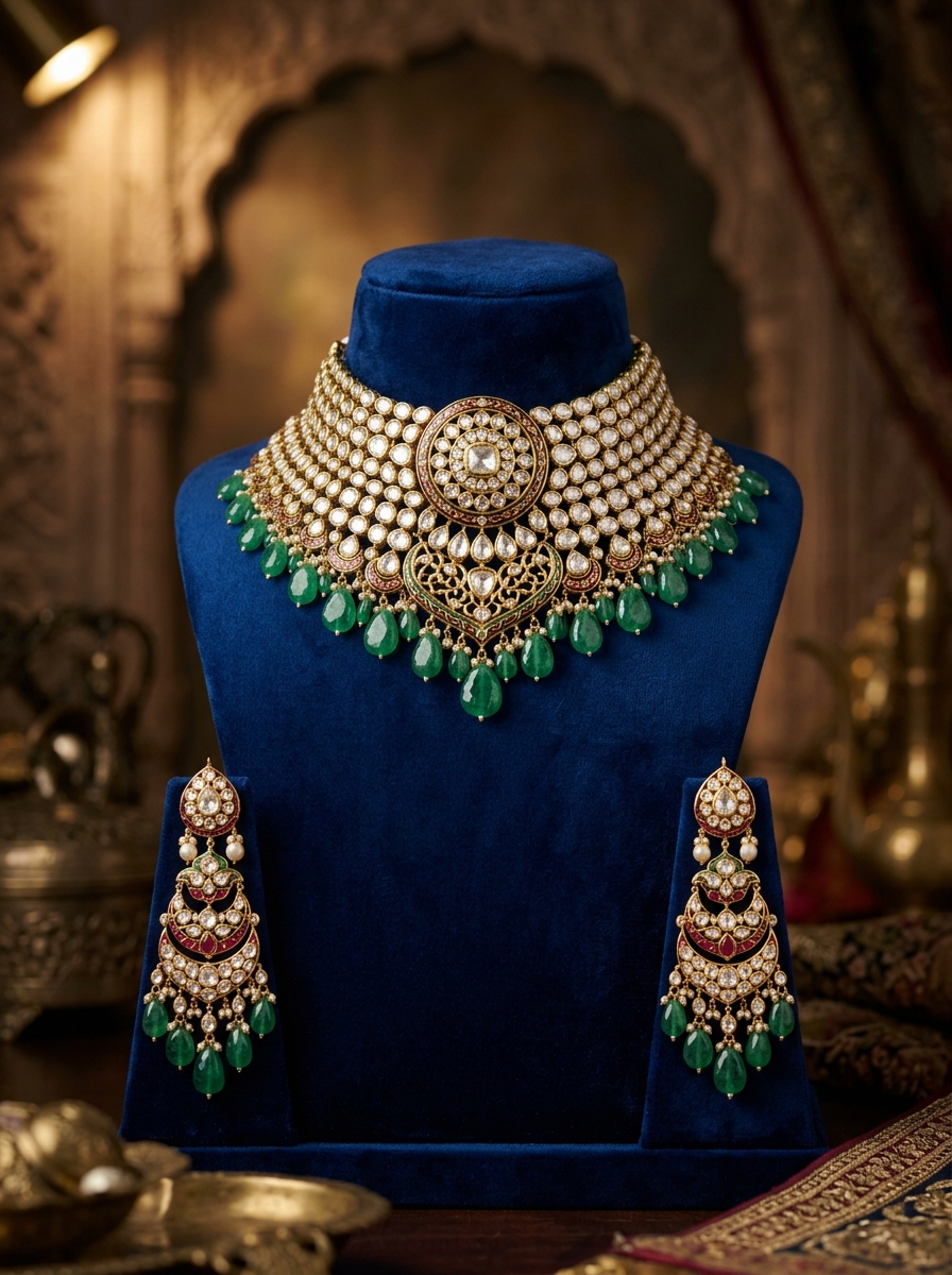 Bridal Polki & Kundan Necklace